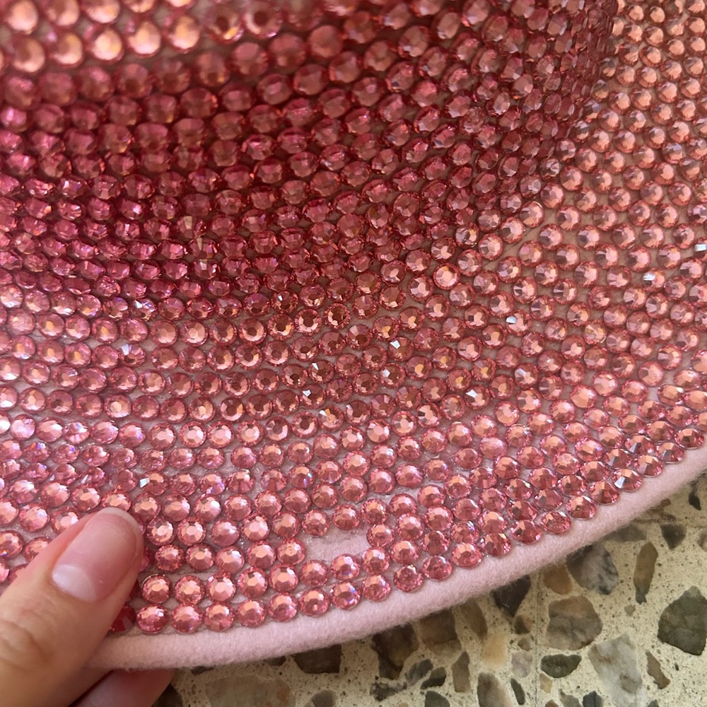 Forever 21 Pink Rhinestone Hat - Picture 2 of 3